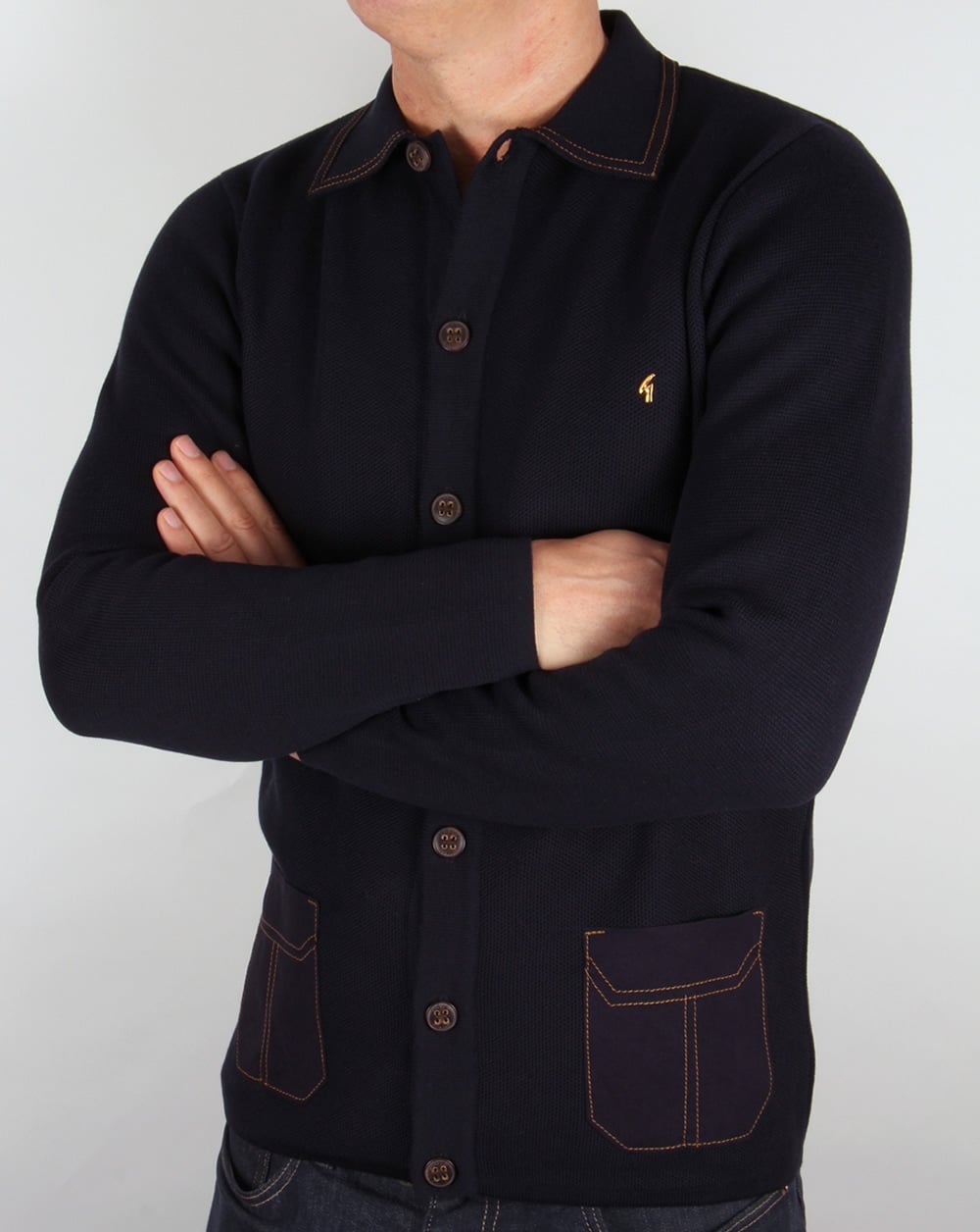 Gabicci Vintage Strickjacke Marineblau