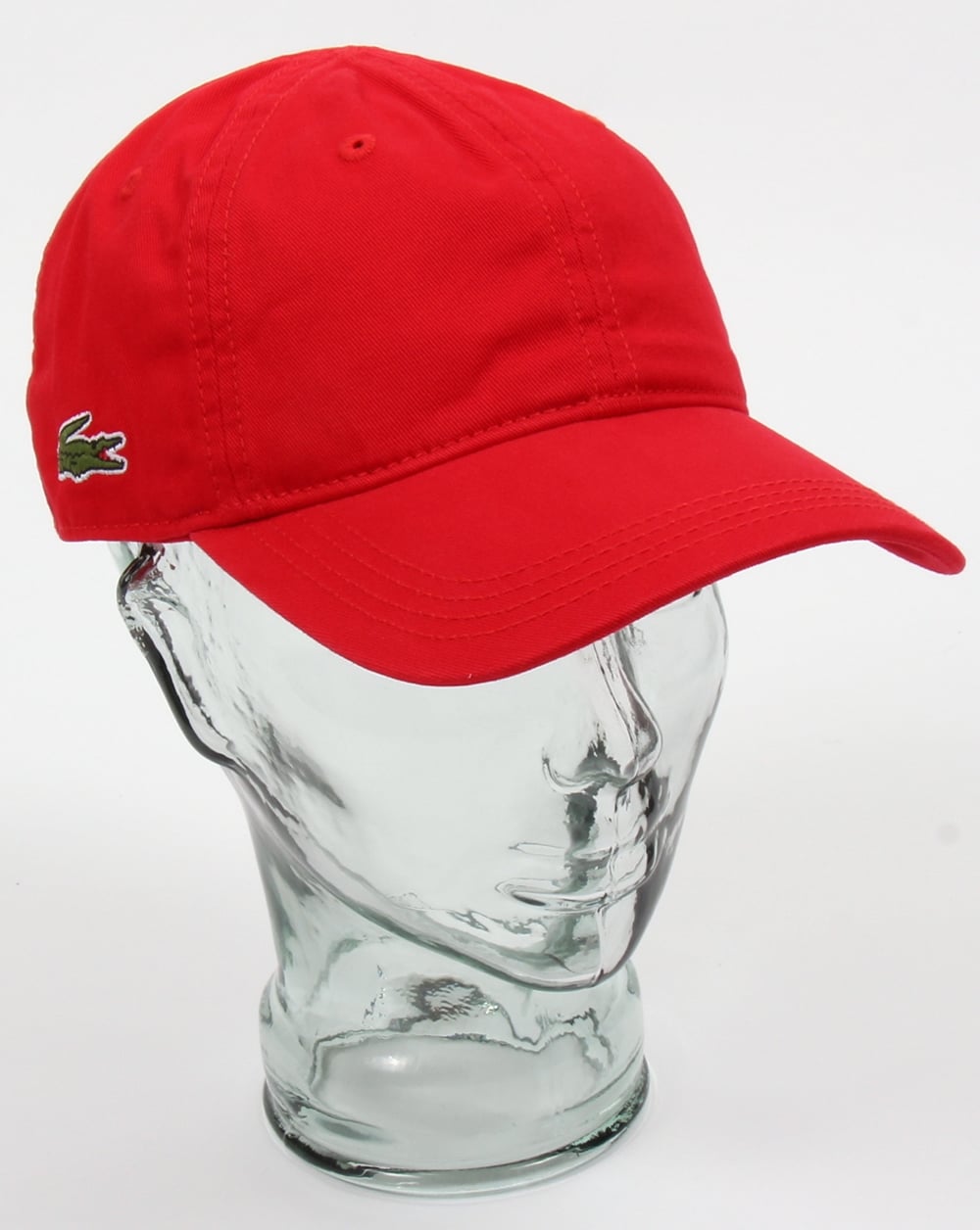 Lacoste Gabardine Baseballkappe Rot