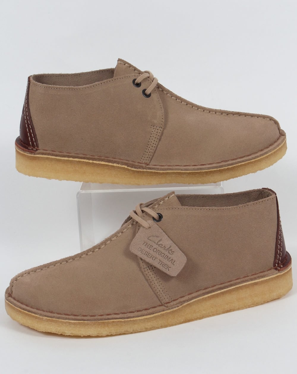 Clarks Originals Desert Trek Wildlederschuhe Sand