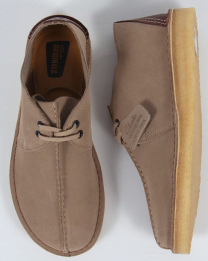 Clarks Originals Desert Trek Wildlederschuhe Sand