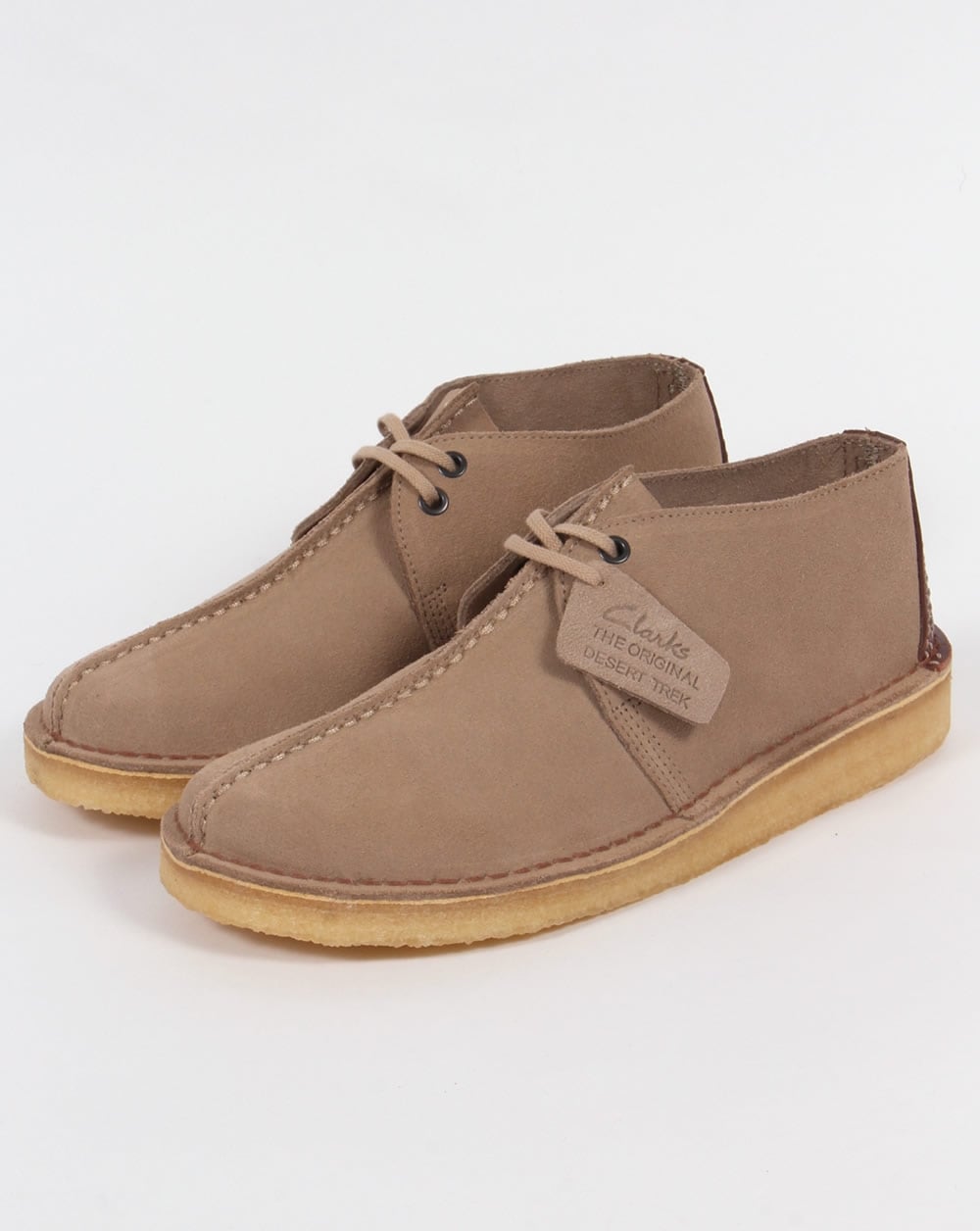 Clarks Originals Desert Trek Wildlederschuhe Sand