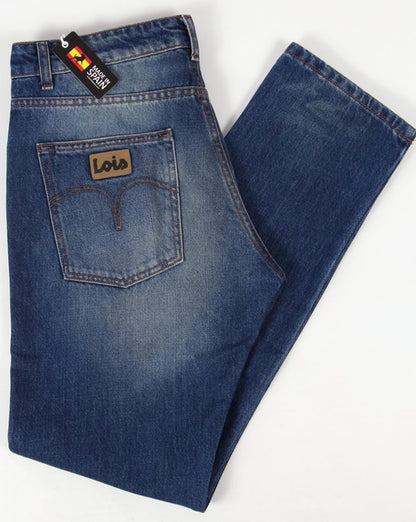 Lois Terrace – Taper Fit-Jeans in verwaschenem Blau