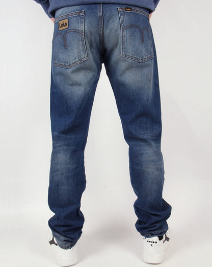 Lois Terrace – Taper Fit-Jeans in verwaschenem Blau