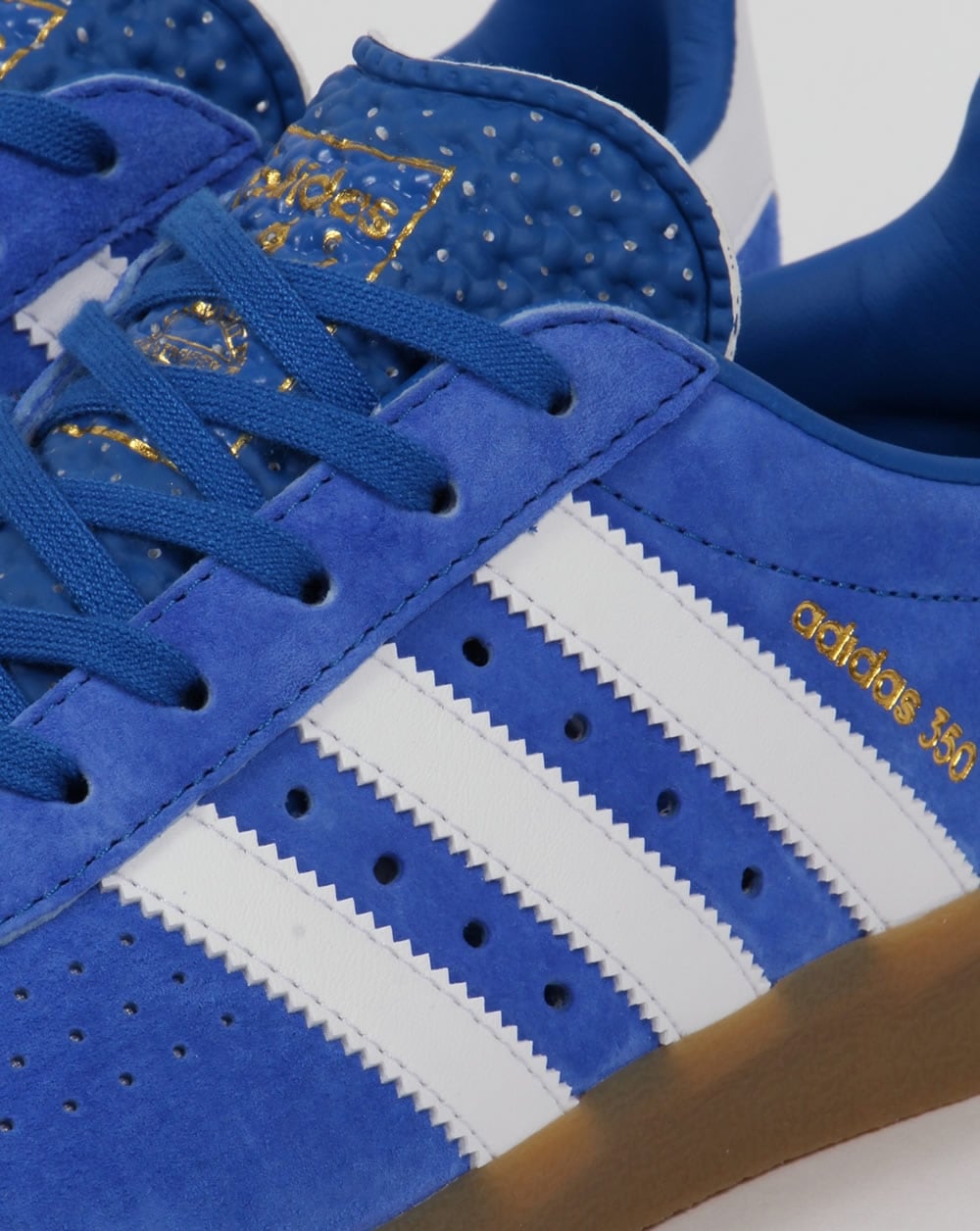 Adidas 350 Turnschuhe Blau/Weiß/Gummi