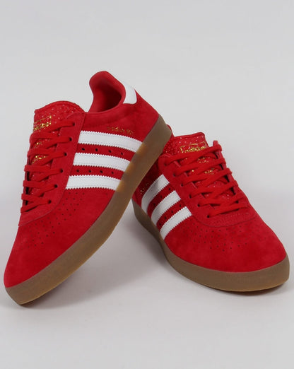 Adidas 350 Turnschuhe Rot/Weiß/Gummi