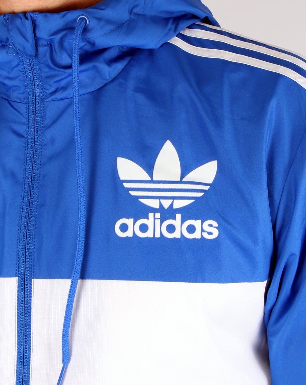 Adidas Originals California Windbreaker Blau/Weiß