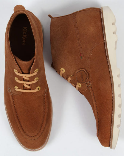 Kickers Kymbo Mokassins Wildleder Hellbraun