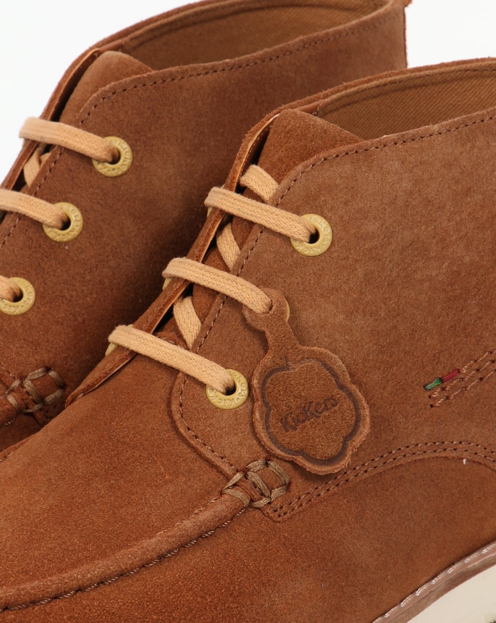 Kickers Kymbo Mokassins Wildleder Hellbraun