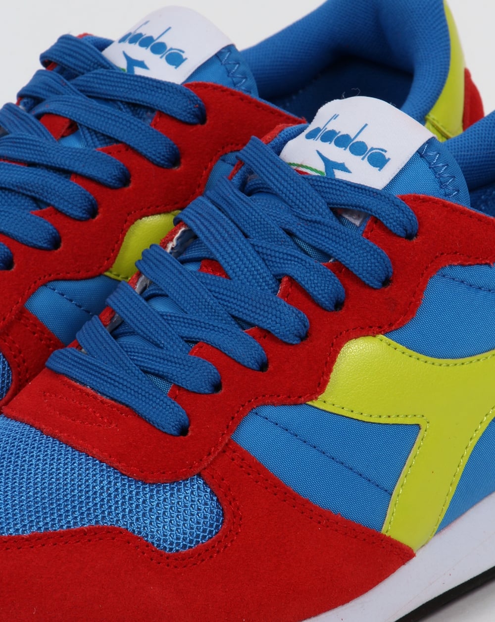 Diadora Camaro Sneakers Rot/Blau/Gelb