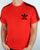 Adidas Originals Retro 3 Stripe T Shirt Core Red
