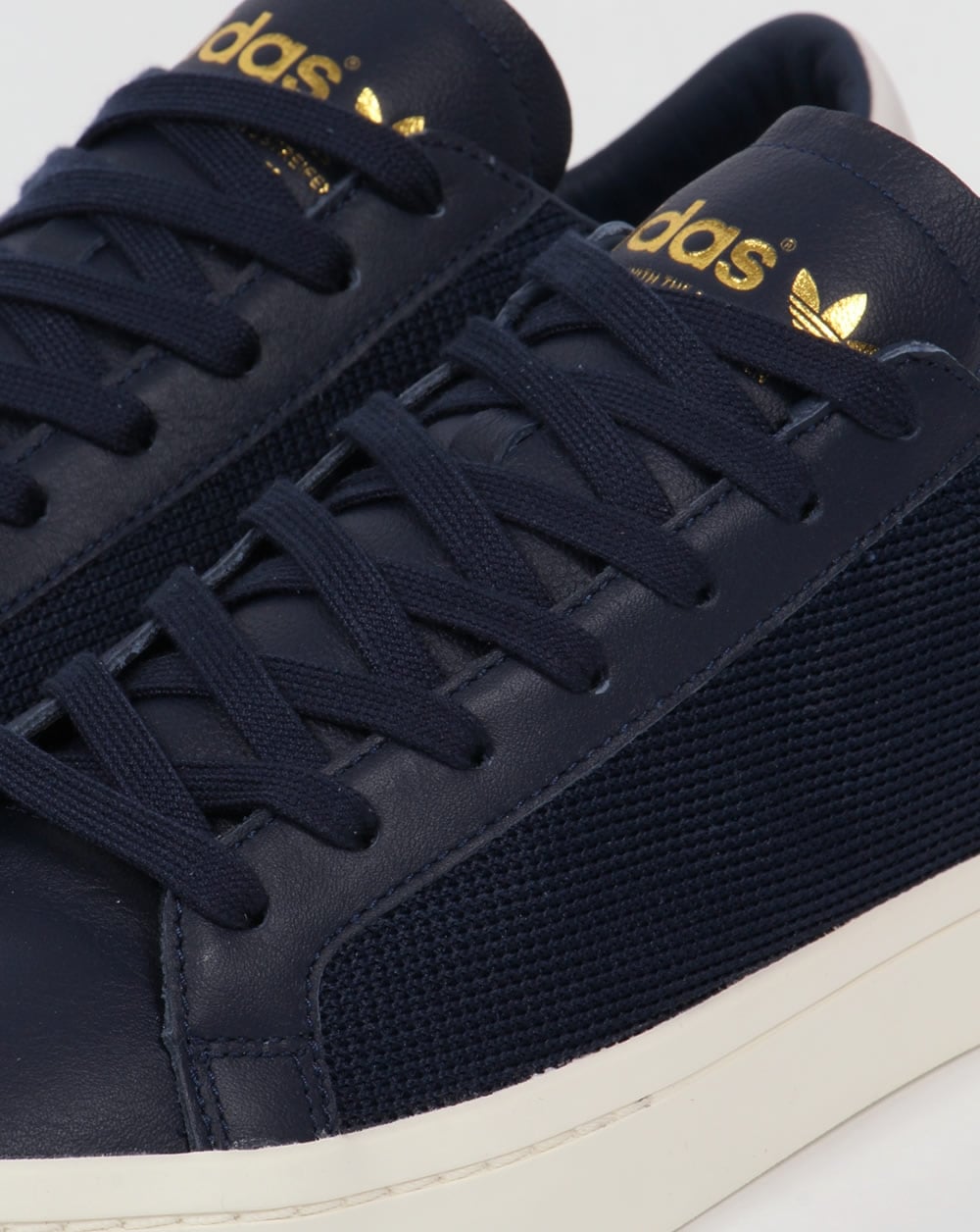 Adidas Originals – Court Vantage – Marineblaue Turnschuhe
