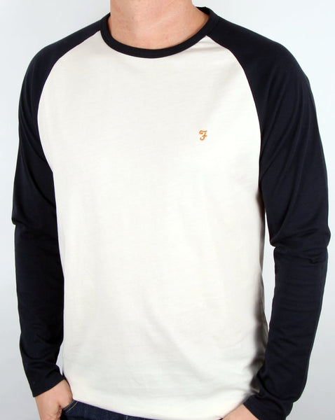 Farah Zemlak Raglan T Shirt True Navy