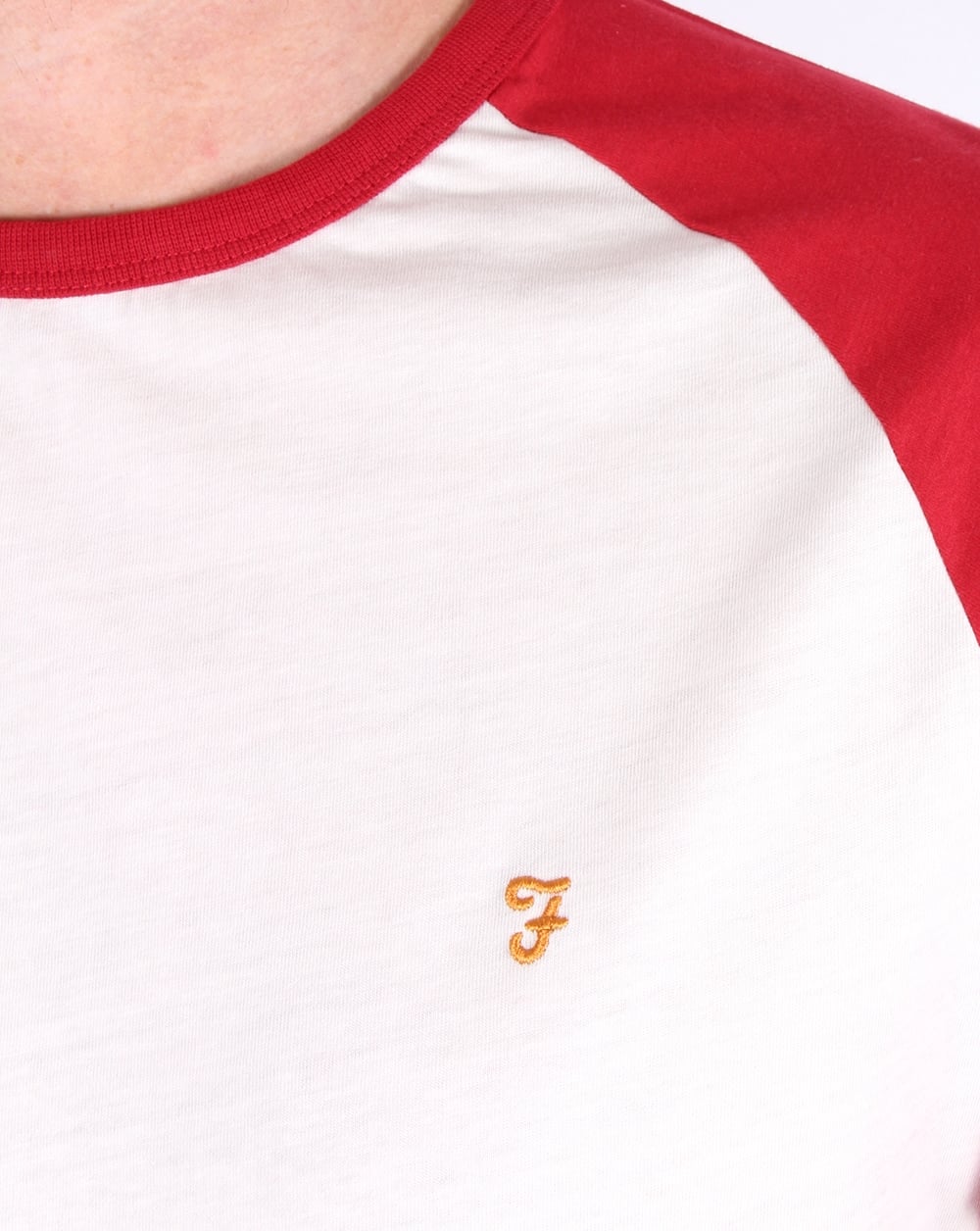 Farah Zemlak Raglan T-Shirt Dunkelrot