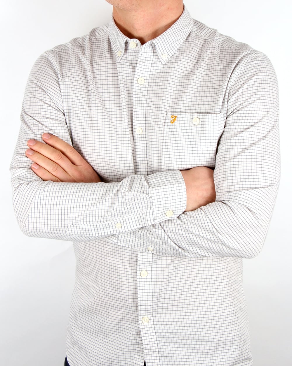 Farah Webber Shirt Ecru