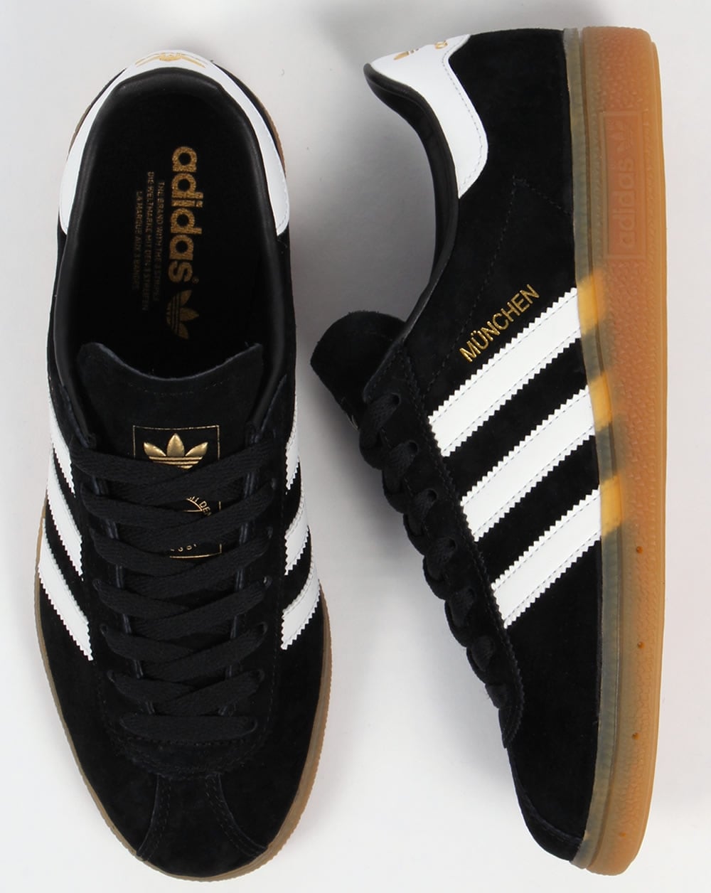 Adidas München Sneakers Schwarz/Weiß