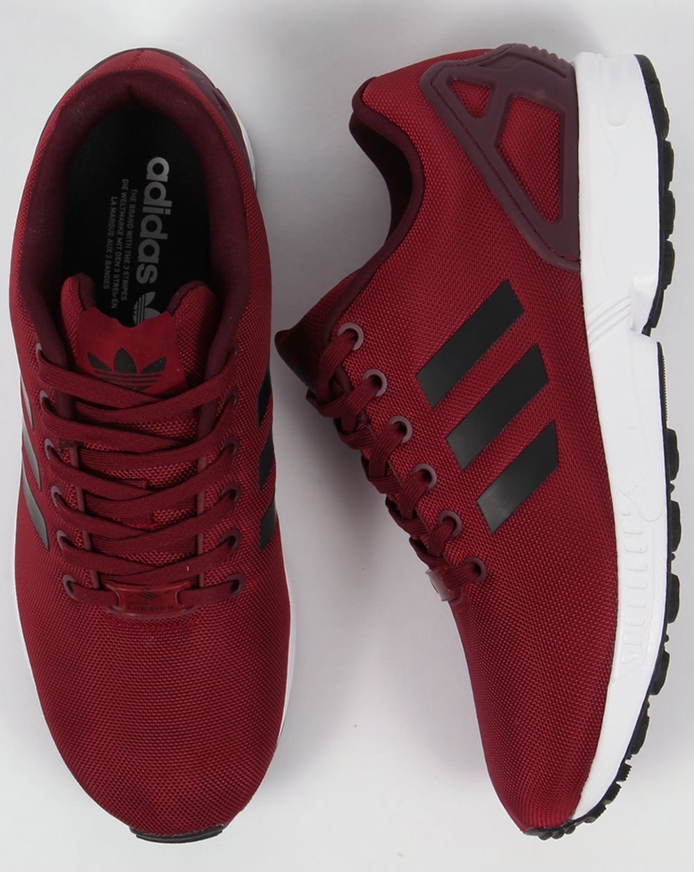 Adidas ZX Flux Sneaker Burgund/Schwarz