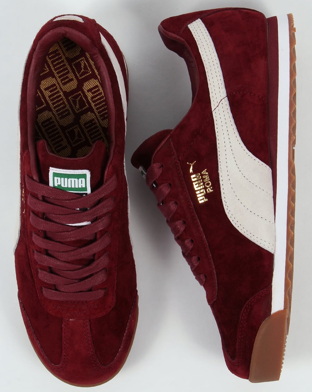 Puma Roma Sneakers Burgund/Weiß