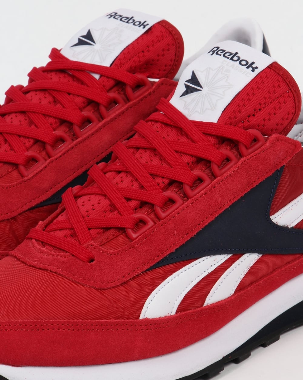 Reebok Aztec Retro-Sneakers Flash Red/Marineblau