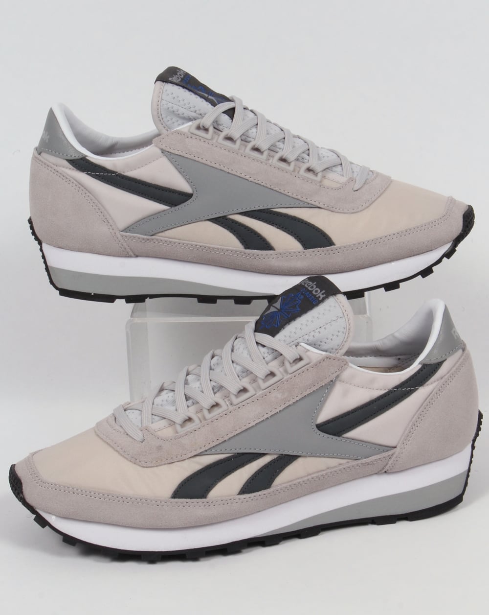 Reebok Aztec Retro-Sneakers Stahl/Kies