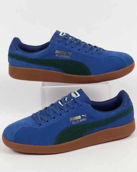 Puma Bluebird Trainers Royal Blue/Pine Green