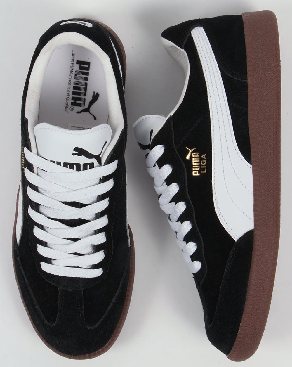 Puma Liga Suede Sneakers Schwarz/Weiß