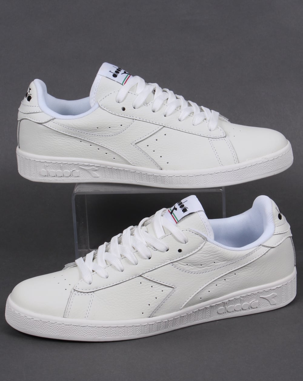 Diadora Game Low Waxed Sneakers Weiß/Weiß/Schwarz