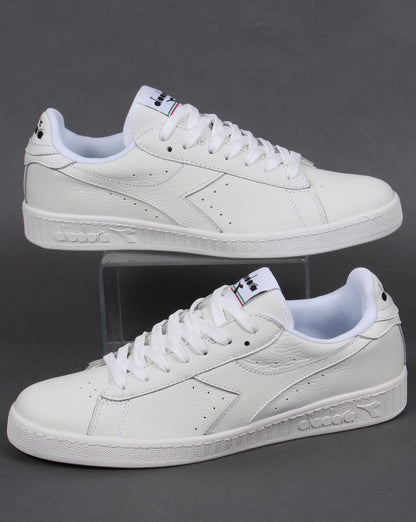Diadora Game Low Waxed Sneakers Weiß/Weiß/Schwarz