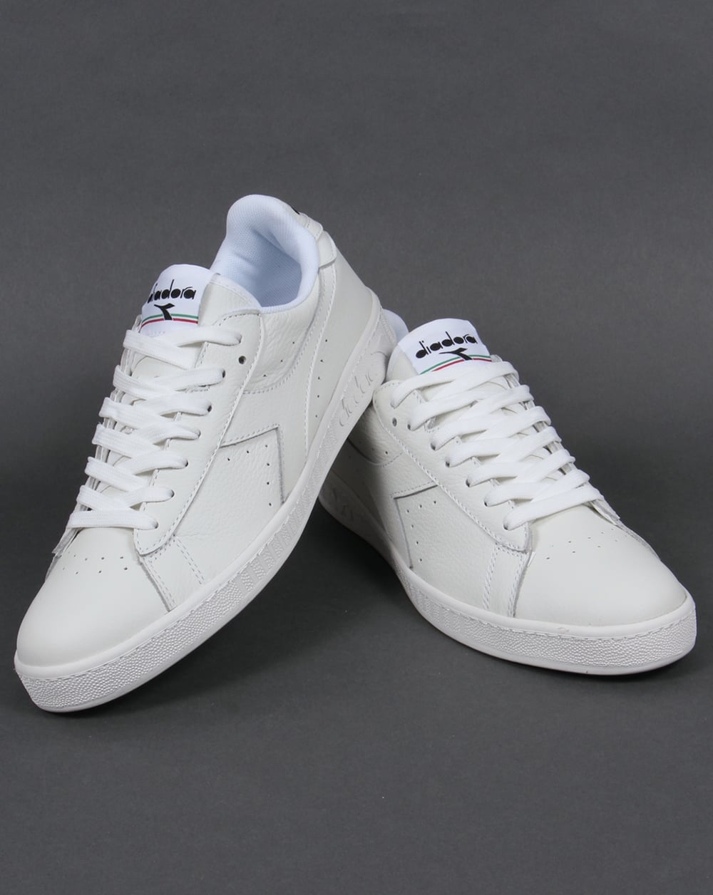 Diadora Game Low Waxed Sneakers Weiß/Weiß/Schwarz