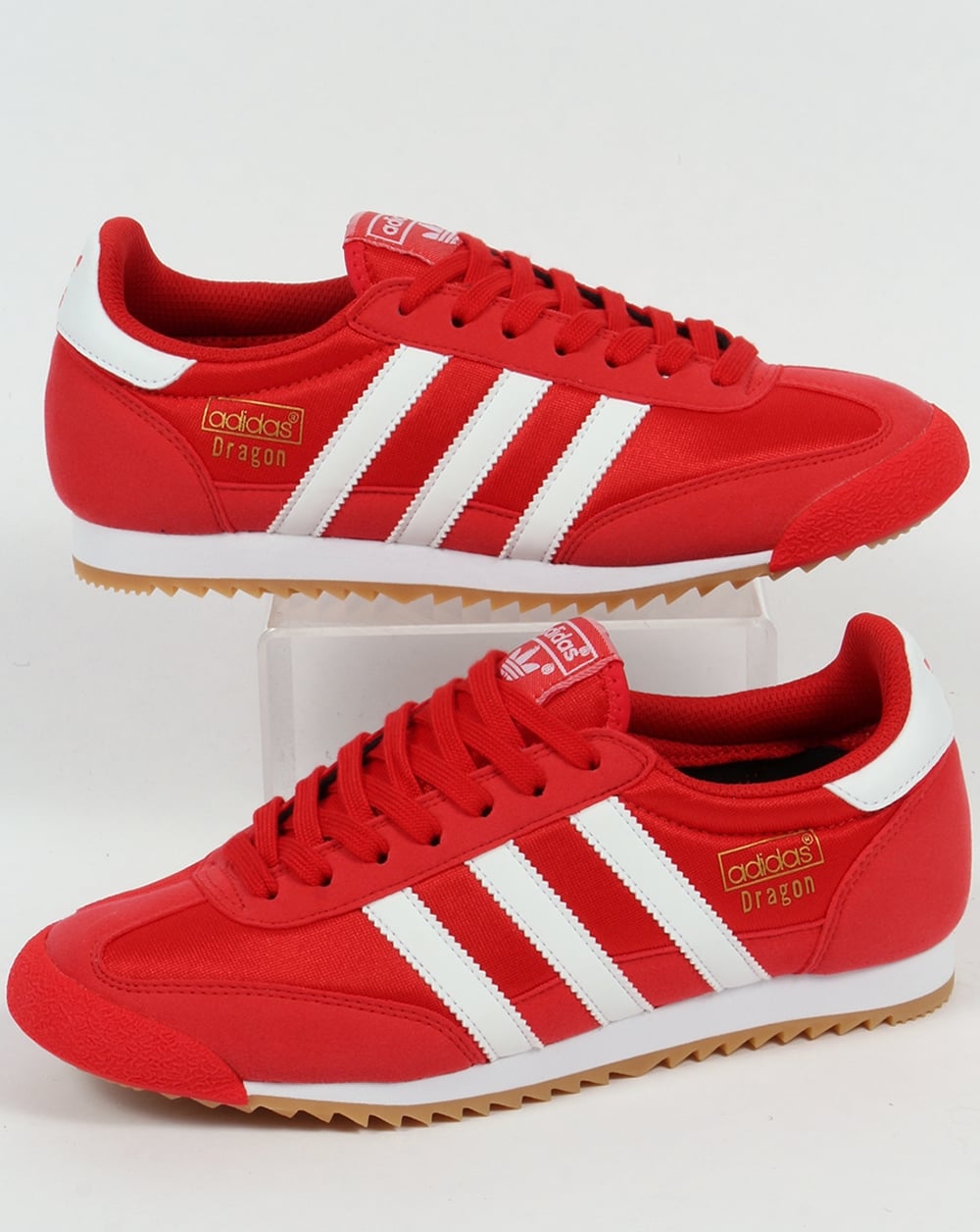 Adidas Dragon Trainers Red/White