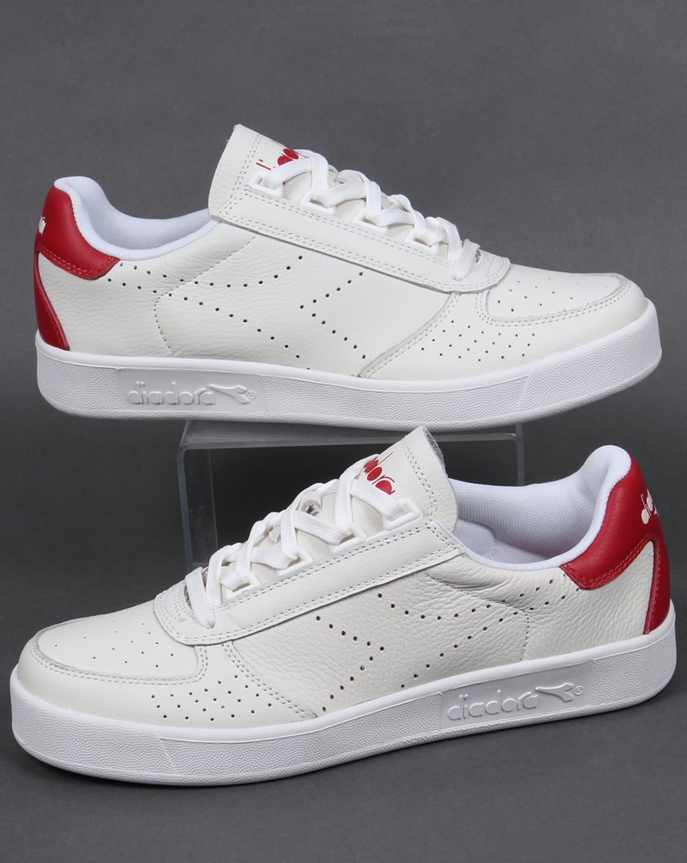 Diadora B. Elite Premium L Sneaker Weiß/Rot