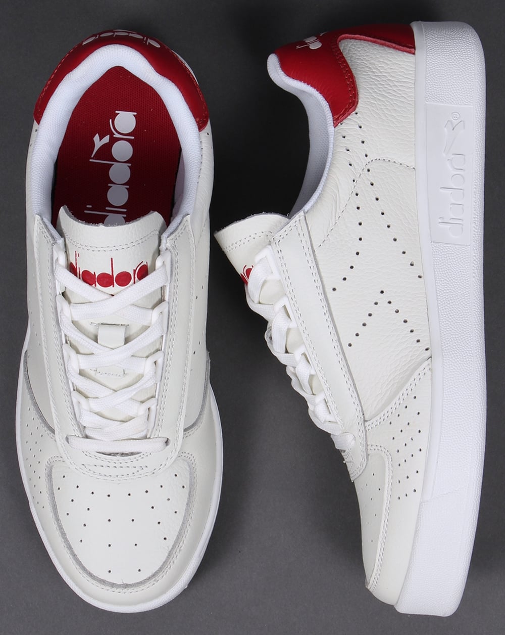 Diadora B. Elite Premium L Sneaker Weiß/Rot