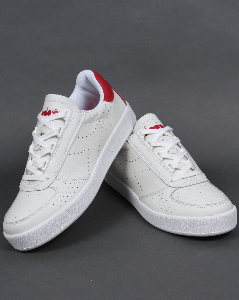 Diadora B. Elite Premium L Sneaker Weiß/Rot