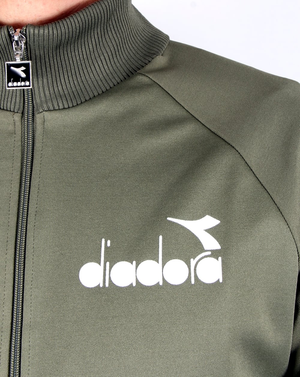 Diadora 80s Track Top Grüner Pilz