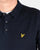 Lyle And Scott Knitted Long Sleeve Polo Shirt Navy