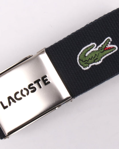 Lacoste – Gürtel-Geschenkbox in Marineblau