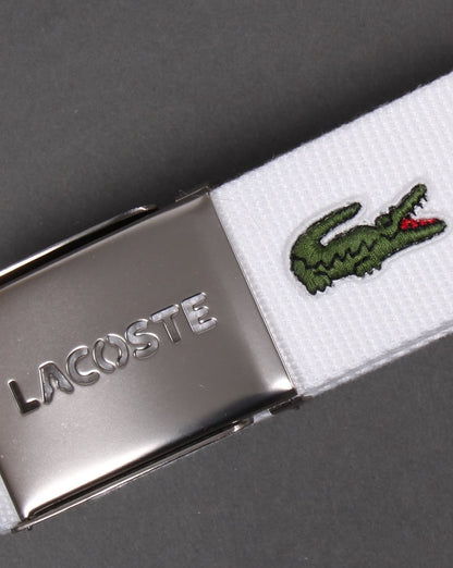 Lacoste Gürtel Geschenkbox Weiß