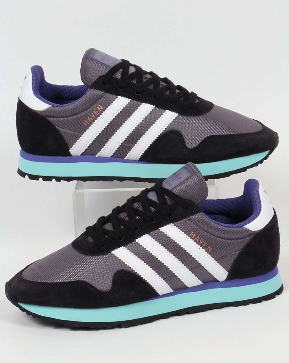 Adidas Haven Sneakers Trace Grau/Weiß/Aqua