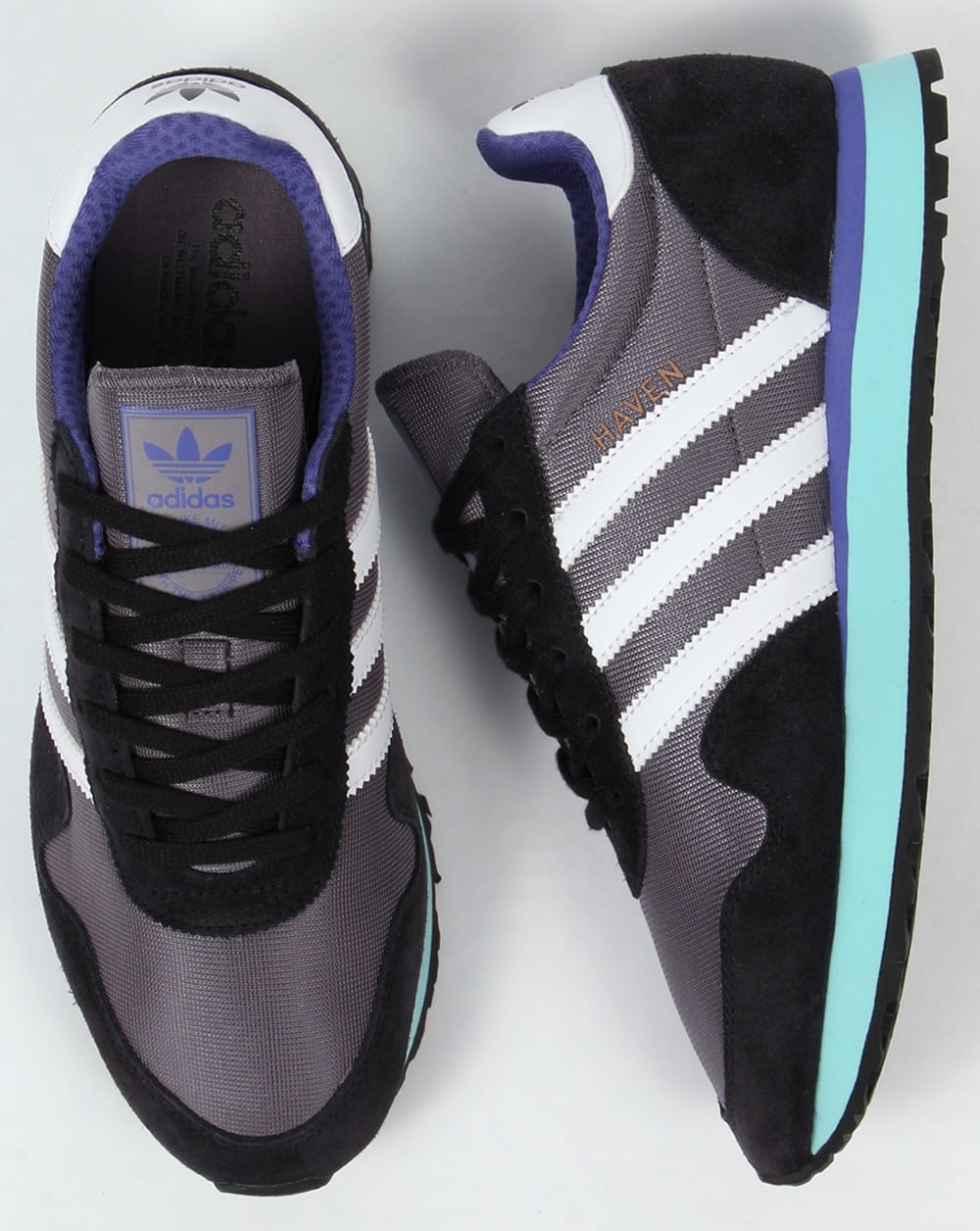 Adidas Haven Sneakers Trace Grau/Weiß/Aqua
