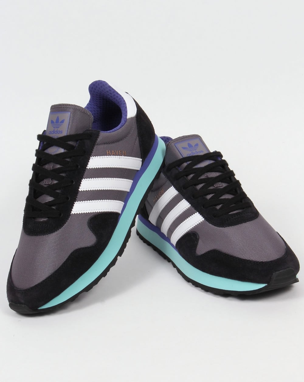 Adidas Haven Sneakers Trace Grau/Weiß/Aqua