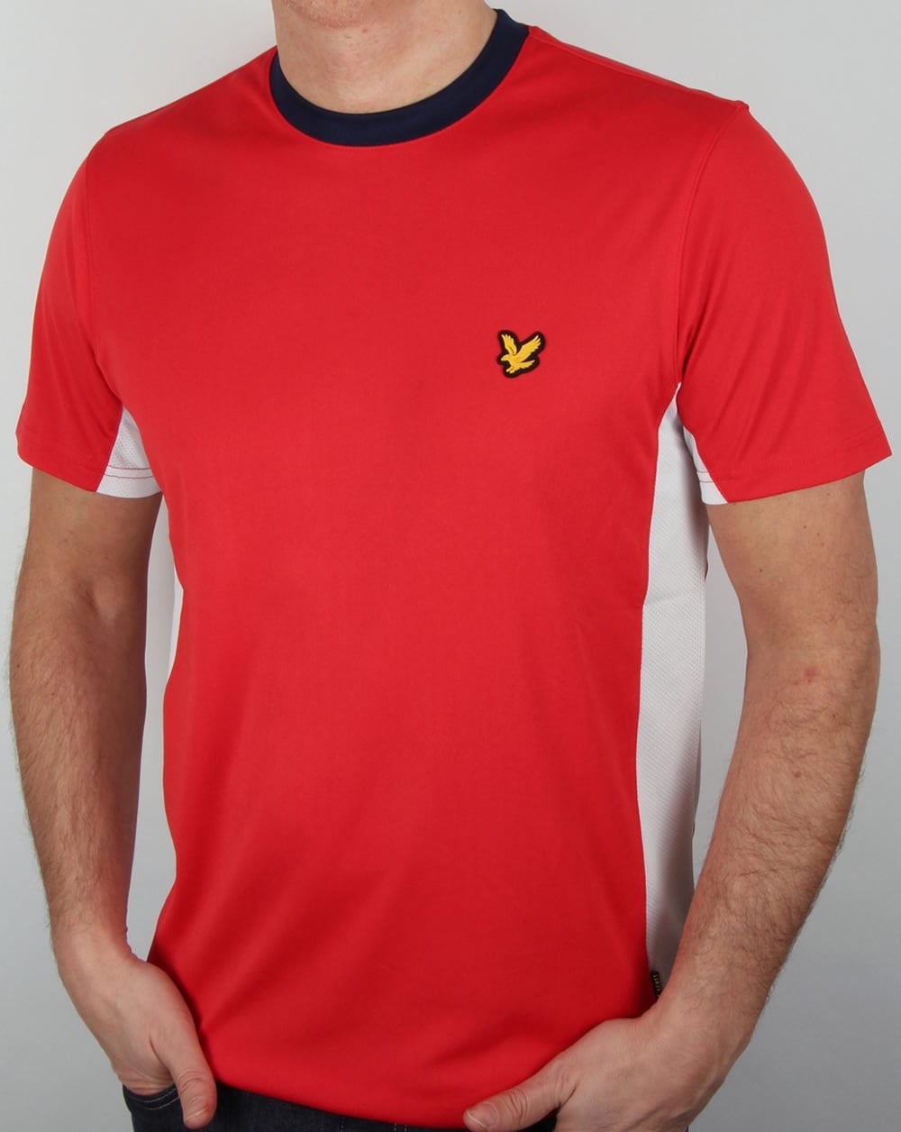 Lyle And Scott Active Peters T-Shirt Rot/Weiß