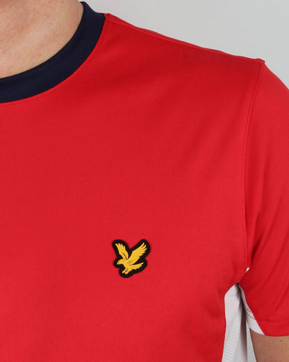 Lyle And Scott Active Peters T-Shirt Rot/Weiß
