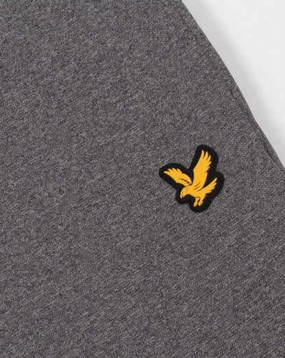 Lyle And Scott – Active Charlton – Fleece-Shorts in Graumeliert