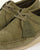 Clarks Originals Weaver Suede Shoes Forest Green