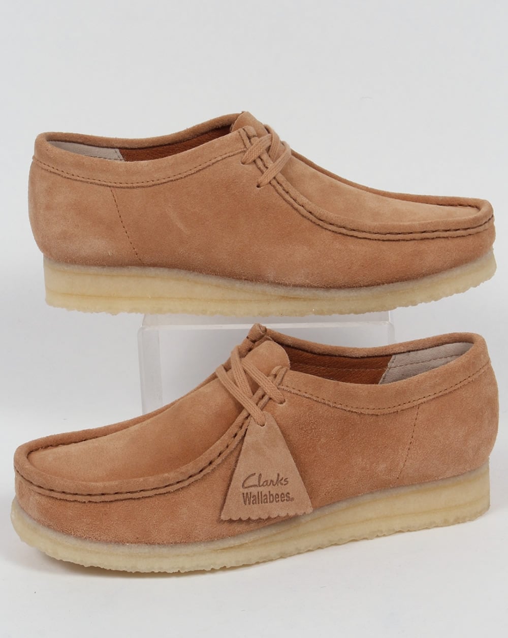Clarks Originals – Wallabee – Wildlederschuhe in Fudge