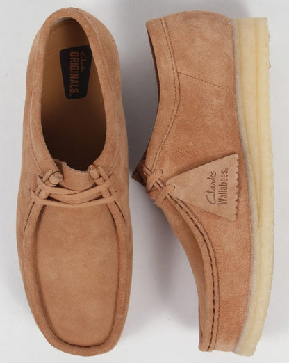 Clarks Originals – Wallabee – Wildlederschuhe in Fudge