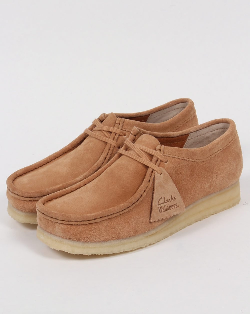 Clarks Originals – Wallabee – Wildlederschuhe in Fudge