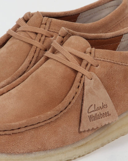 Clarks Originals – Wallabee – Wildlederschuhe in Fudge