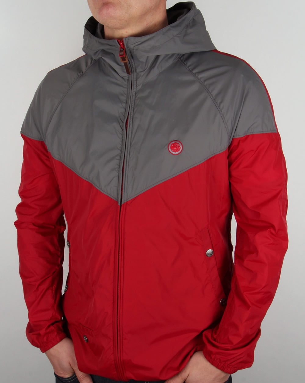 Pretty Green Reedbank Jacke Rot