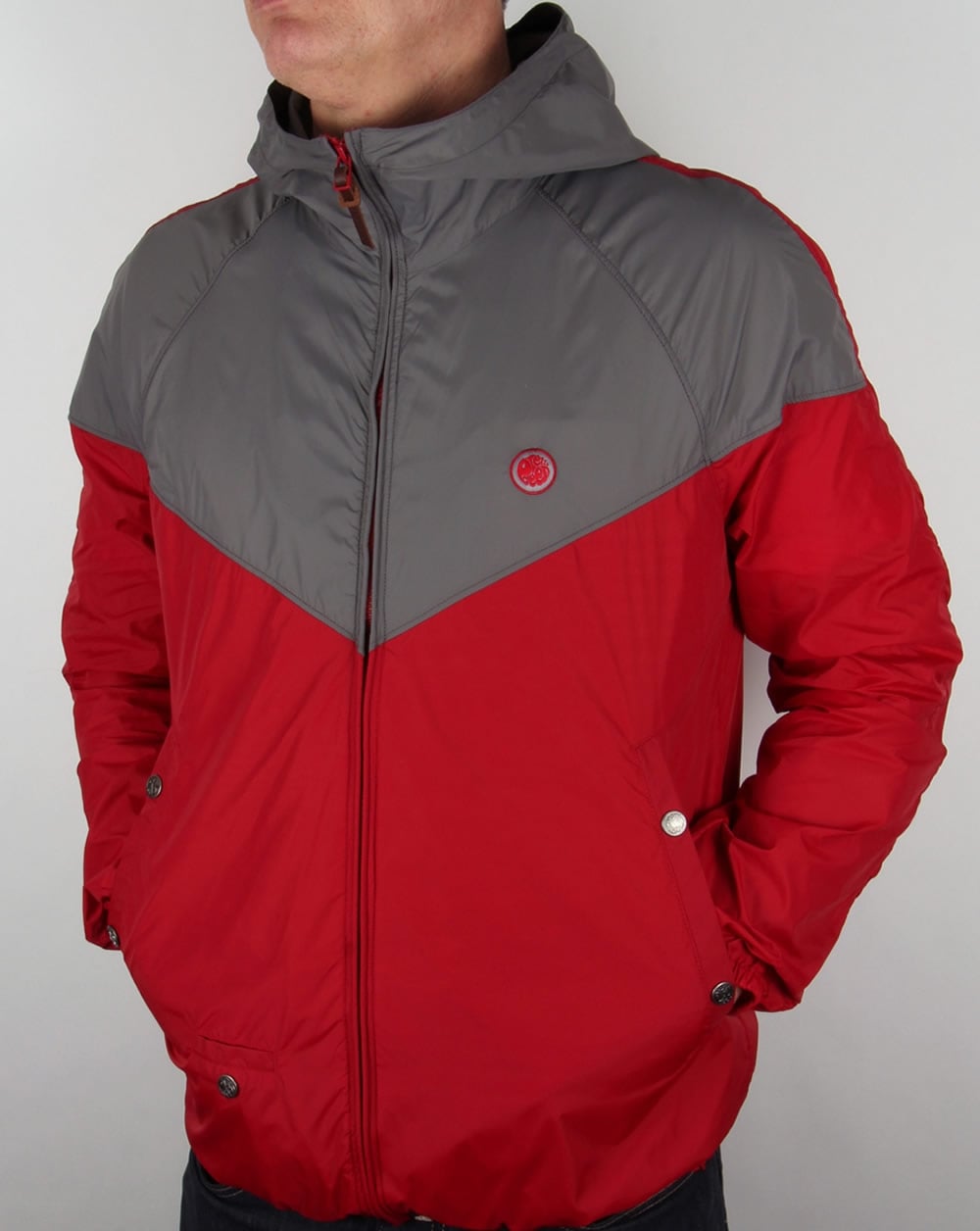 Pretty Green Reedbank Jacke Rot