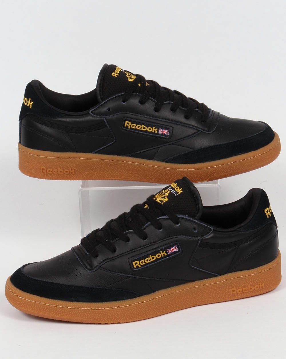 Reebok Club C 85 Sneaker Schwarz/Gelb